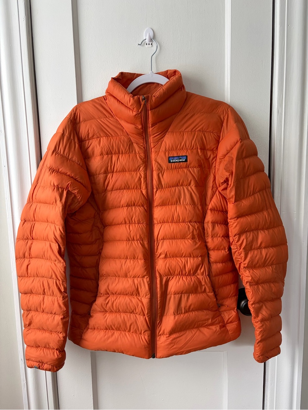 Patagonia Orange Men’s Packable Puffer Jacket